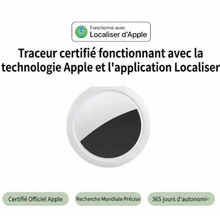 Traceur gps pour collier de chat compatible apple ios