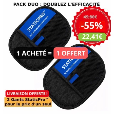 Gant anti-poils électrostatiques