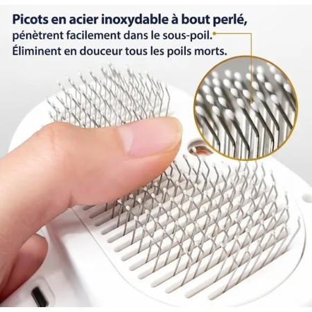 brosse spray poils de chat et chien