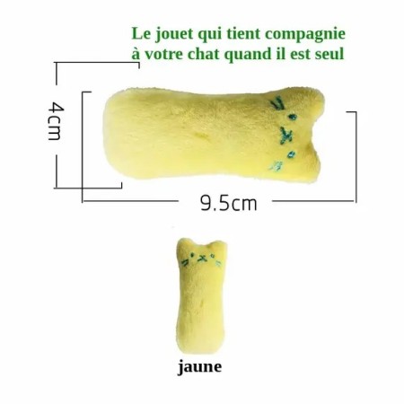 Jouet à mâcher pour chat, petit format peluche