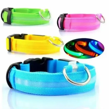 Détail fermoir et anneau de fixation pour collier LED - Matériel robuste