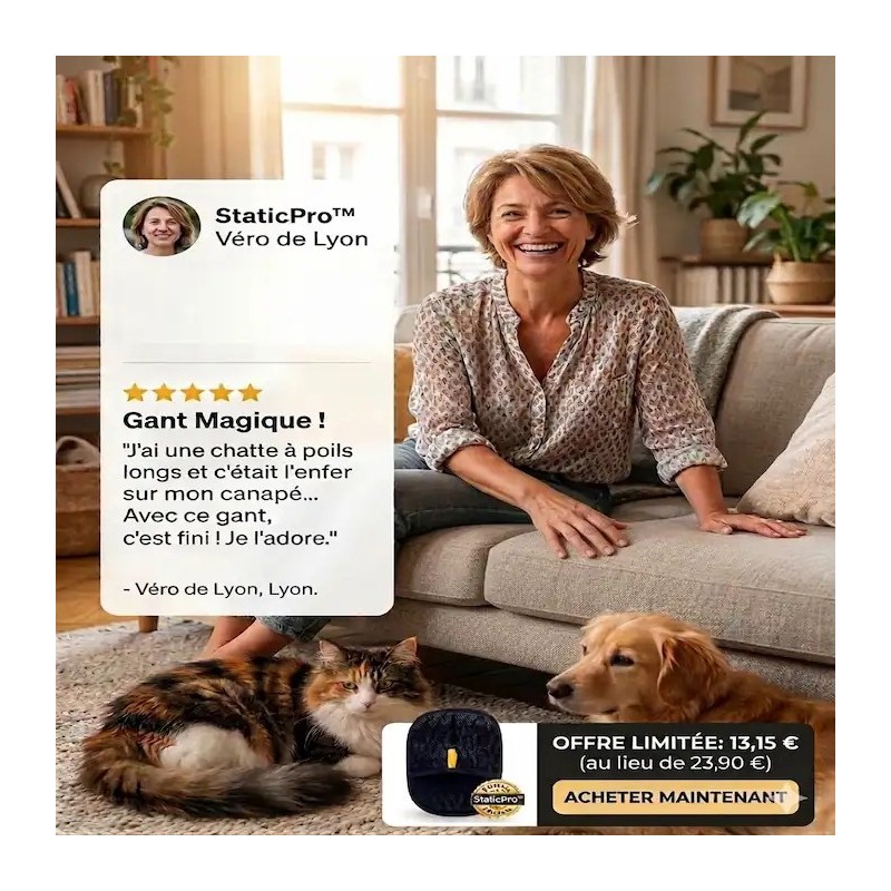 ganr anti poils pour chien et chats avis clients