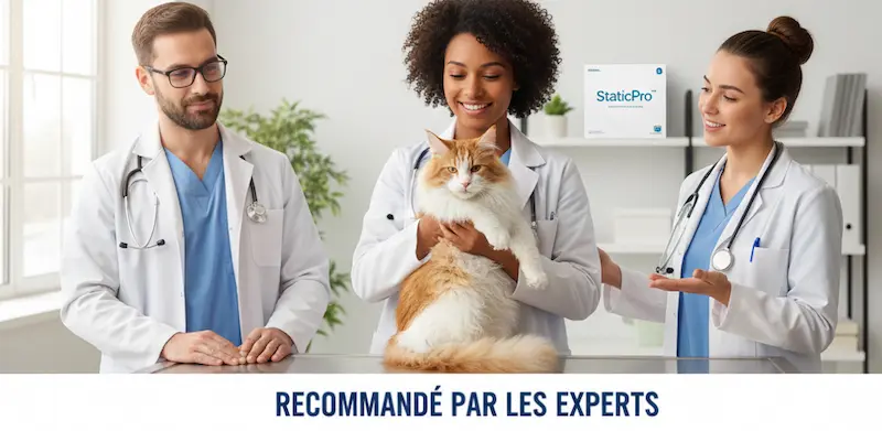 Avis vétérinaires sur le gant ramasse poils StaticPro